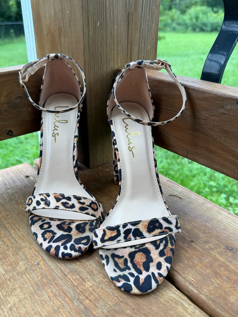 Lulu’s Cheetah high heels
